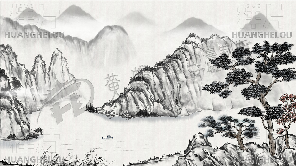 《高山流水，丛山峻岭》 水墨画动画制作场景设计效果图2.jpg
