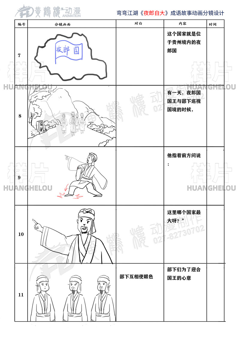 MG动画设计制作《夜郎自大》成语故事动画分镜设计7-11镜.jpg