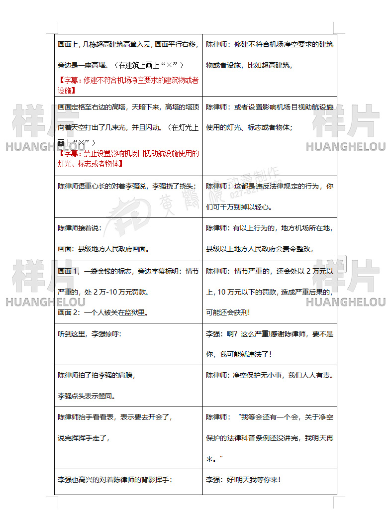 《良好的净空环境，需要你我的共同努力！》MG动画科普航空知识动画制作脚本05.jpg